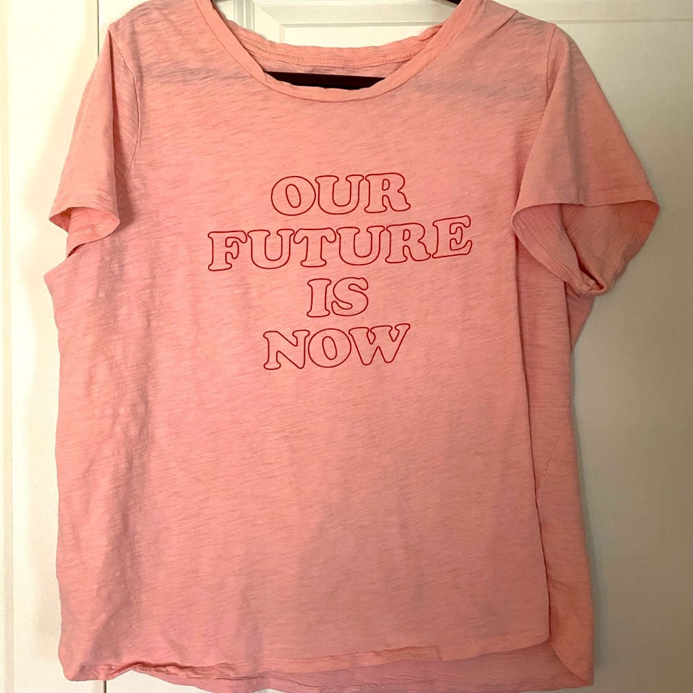 pink feminist t-shirt